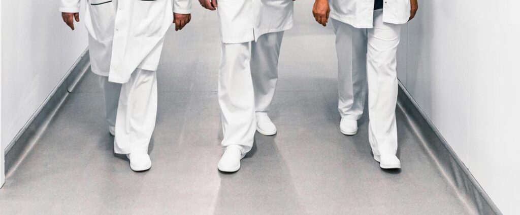 Chaussures pour l'hopital
